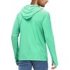 image:imageRoadbox UPF 50 Fishing Shirts for Men Long Sleeve UV Sun Protection Hoodie Outdoor Hiking Running Swimming Rash Guard1 Packthumb Holemint Green