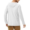 image:imageRoadbox UPF 50 Fishing Shirts for Men Long Sleeve UV Sun Protection Hoodie Outdoor Hiking Running Swimming Rash Guard1 Packwhite