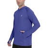 image:imageRoadbox UPF 50 Mens Sun Hoodie Long Sleeve UV Protection Fishing Shirt with Pocket Outdoor Running Athletic Rash GuardDusty Purple