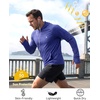 image:imageRoadbox UPF 50 Mens Sun Hoodie Long Sleeve UV Protection Fishing Shirt with Pocket Outdoor Running Athletic Rash GuardDusty Purple