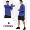 image:imageRoadbox UPF 50 Mens Sun Hoodie Long Sleeve UV Protection Fishing Shirt with Pocket Outdoor Running Athletic Rash GuardDusty Purple