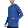 image:imageRoadbox UPF 50 Mens Sun Hoodie Long Sleeve UV Protection Fishing Shirt with Pocket Outdoor Running Athletic Rash GuardFlower Grey Royal Blue