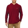 image:imageRoadbox UPF 50 Fishing Shirts for Men Long Sleeve UV Sun Protection Hoodie Outdoor Hiking Running Swimming Rash Guard1 Packbeet Red