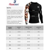 image:imageRoadbox Mens UPF 50 BJJ Rash Guard Jiu Jitsu Long Sleeve Compression Shirts MMA Athletic Base Layer Wrestling GrapplingBlackorange Dragon