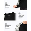 image:imageRoadbox Mens UPF 50 BJJ Rash Guard Jiu Jitsu Long Sleeve Compression Shirts MMA Athletic Base Layer Wrestling GrapplingBlackwhite Dragon