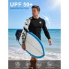 image:imageRoadbox Mens UPF 50 BJJ Rash Guard Jiu Jitsu Long Sleeve Compression Shirts MMA Athletic Base Layer Wrestling GrapplingBlackwhite Dragon