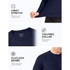 image:imageRoadbox Mens UPF 50 BJJ Rash Guard Jiu Jitsu Long Sleeve Compression Shirts MMA Athletic Base Layer Wrestling GrapplingDark Blue