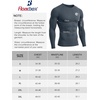 image:imageRoadbox Mens UPF 50 BJJ Rash Guard Jiu Jitsu Long Sleeve Compression Shirts MMA Athletic Base Layer Wrestling GrapplingGray Blue