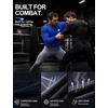 image:imageRoadbox Mens UPF 50 BJJ Rash Guard Jiu Jitsu Long Sleeve Compression Shirts MMA Athletic Base Layer Wrestling GrapplingRoyal Blue
