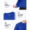 image:imageRoadbox Mens UPF 50 BJJ Rash Guard Jiu Jitsu Long Sleeve Compression Shirts MMA Athletic Base Layer Wrestling GrapplingRoyal Blue
