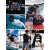 image:imageRoadbox Mens UPF 50 BJJ Rash Guard Jiu Jitsu Long Sleeve Compression Shirts MMA Athletic Base Layer Wrestling GrapplingRoyal Blue