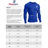 image:imageRoadbox Mens UPF 50 BJJ Rash Guard Jiu Jitsu Long Sleeve Compression Shirts MMA Athletic Base Layer Wrestling GrapplingRoyal Blue