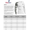 image:imageRoadbox Mens UPF 50 BJJ Rash Guard Jiu Jitsu Long Sleeve Compression Shirts MMA Athletic Base Layer Wrestling GrapplingWhitewhite Lion