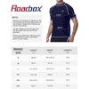 image:imageRoadbox Swim Shirts for Men UPF 50 Short Sleeve Rash Guard UV Sun Protection Quick Dry Water TShirt for Surfing and BeachNavy Blue