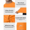 image:imageRoadbox Swim Shirts for Men UPF 50 Short Sleeve Rash Guard UV Sun Protection Quick Dry Water TShirt for Surfing and BeachOrange