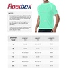 image:imageRoadbox Swim Shirts for Men UPF 50 Short Sleeve Rash Guard UV Sun Protection Quick Dry Water TShirt for Surfing and BeachSea Green
