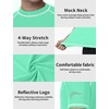 image:imageRoadbox Swim Shirts for Men UPF 50 Short Sleeve Rash Guard UV Sun Protection Quick Dry Water TShirt for Surfing and BeachSea Green