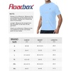 image:imageRoadbox Swim Shirts for Men UPF 50 Short Sleeve Rash Guard UV Sun Protection Quick Dry Water TShirt for Surfing and BeachSky Blue
