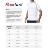 image:imageRoadbox Swim Shirts for Men UPF 50 Short Sleeve Rash Guard UV Sun Protection Quick Dry Water TShirt for Surfing and BeachWhite