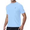 image:imageRoadbox Swim Shirts for Men UPF 50 Short Sleeve Rash Guard UV Sun Protection Quick Dry Water TShirt for Surfing and BeachSky Blue