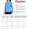 image:imageRoadbox Womens UPF 50 Sun Protection Shirts Long Sleeve Quick Dry Swim Rash Guard Lightweight Workout Running Hiking Tops01 Blue