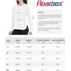 image:imageRoadbox Womens UPF 50 Sun Protection Shirts Long Sleeve Quick Dry Swim Rash Guard Lightweight Workout Running Hiking Tops03 White
