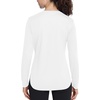 image:imageRoadbox Womens UPF 50 Sun Protection Shirts Long Sleeve Quick Dry Swim Rash Guard Lightweight Workout Running Hiking Tops03 White