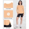 image:imageRoadbox Womens UPF 50 Sun Protection Shirts Long Sleeve Quick Dry Swim Rash Guard Lightweight Workout Running Hiking Tops08 Light Orange