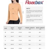image:imageRoadbox Womens UPF 50 Sun Protection Shirts Long Sleeve Quick Dry Swim Rash Guard Lightweight Workout Running Hiking Tops08 Light Orange