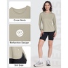image:imageRoadbox Womens UPF 50 Sun Protection Shirts Long Sleeve Quick Dry Swim Rash Guard Lightweight Workout Running Hiking Tops09 Off White