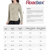 image:imageRoadbox Womens UPF 50 Sun Protection Shirts Long Sleeve Quick Dry Swim Rash Guard Lightweight Workout Running Hiking Tops09 Off White
