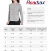 image:imageRoadbox Womens UPF 50 Sun Protection Shirts Long Sleeve Quick Dry Swim Rash Guard Lightweight Workout Running Hiking Tops11 Light Grey