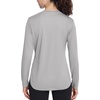 image:imageRoadbox Womens UPF 50 Sun Protection Shirts Long Sleeve Quick Dry Swim Rash Guard Lightweight Workout Running Hiking Tops11 Light Grey