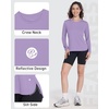image:imageRoadbox Womens UPF 50 Sun Protection Shirts Long Sleeve Quick Dry Swim Rash Guard Lightweight Workout Running Hiking Tops12 Purple
