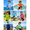 image:imageRoadbox Boys Rash Guard Long Sleeve UPF 50 Kids Toddler Swim Shirt UV Sun Protection Youth Water Shirts for Beach SurfAorange