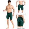 image:imageRoadbox Mens Compression Shorts Spandex Athletic Running Shorts Performance Workout Underwear for Sports BasketballDark Green