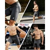 image:imageRoadbox Mens Compression Shorts Spandex Athletic Running Shorts Performance Workout Underwear for Sports BasketballLight Grey