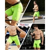 image:imageRoadbox Mens Compression Shorts Spandex Athletic Running Shorts Performance Workout Underwear for Sports BasketballNeon Green
