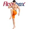 image:imageRoadbox Mens Compression Shorts Spandex Athletic Running Shorts Performance Workout Underwear for Sports BasketballOrange