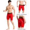 image:imageRoadbox Mens Compression Shorts Spandex Athletic Running Shorts Performance Workout Underwear for Sports BasketballRed