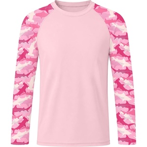 image:imageRoadbox Boys Rash Guard Long Sleeve UPF 50 Kids Toddler Swim Shirt UV Sun Protection Youth Water Shirts for Beach SurfApink