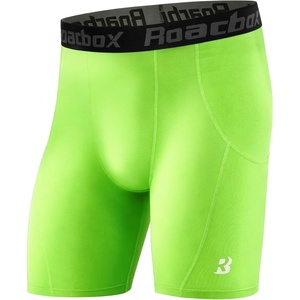 image:imageRoadbox Mens Compression Shorts Spandex Athletic Running Shorts Performance Workout Underwear for Sports BasketballNeon Green