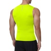 image:imageRoadbox Mens Sleeveless Compression Shirt Athletic Workout Tank Tops Sports Running Slimming Base LayerNeon Yellow