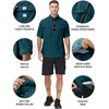 image:imageRoadbox Mens Sun Protection Fishing Shirt Long Sleeve Cool Dry Lightweight UPF 50 Shirts for Hiking Safari Camping TravelDark Blue
