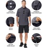 image:imageRoadbox Mens Sun Protection Fishing Shirt Long Sleeve Cool Dry Lightweight UPF 50 Shirts for Hiking Safari Camping TravelDark Grey