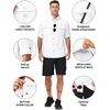 image:imageRoadbox Mens Sun Protection Fishing Shirt Long Sleeve Cool Dry Lightweight UPF 50 Shirts for Hiking Safari Camping TravelWhite