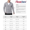 image:imageRoadbox Mens Sun Protection Hoodie Jacket UPF 50 Full Zip Long Sleeve SPF UV Shirts for Hiking Fishing03 Gray