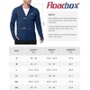 image:imageRoadbox Mens Sun Protection Hoodie Jacket UPF 50 Full Zip Long Sleeve SPF UV Shirts for Hiking Fishing05 Dark Blue