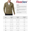 image:imageRoadbox Mens Sun Protection Hoodie Jacket UPF 50 Full Zip Long Sleeve SPF UV Shirts for Hiking Fishing07 Khaki
