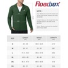 image:imageRoadbox Mens Sun Protection Hoodie Jacket UPF 50 Full Zip Long Sleeve SPF UV Shirts for Hiking Fishing08 Dark Green